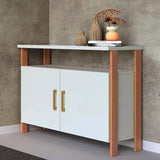 Balcão Aparador Design Industrial 89cm com 02 Portas 100% MDF