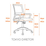 Cadeira Ergonômica Relax Diretor Tokyo para Escritório F5 Office